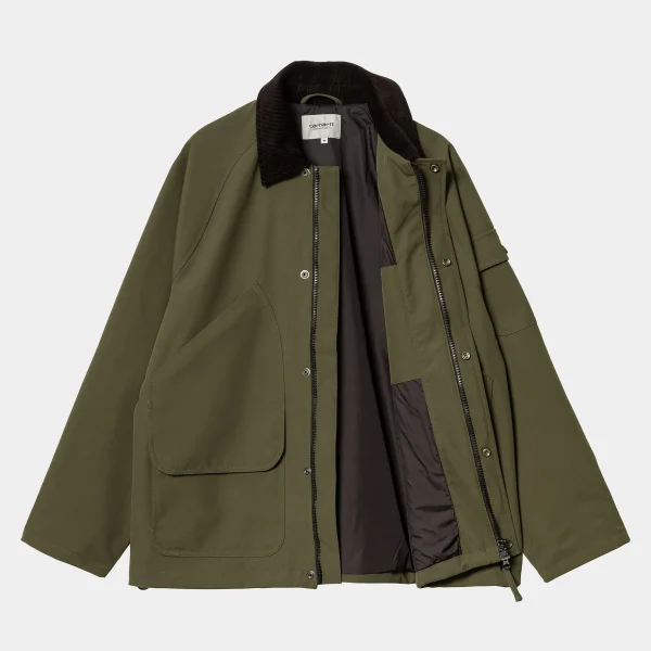 Carhartt WIP Jacken & Mäntel>Clarton Jacket Office Green / Black