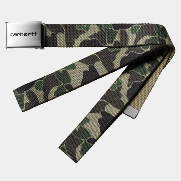 Carhartt WIP Accessoires | Accessoires>Clip Belt Chrome Camo Duck, Green