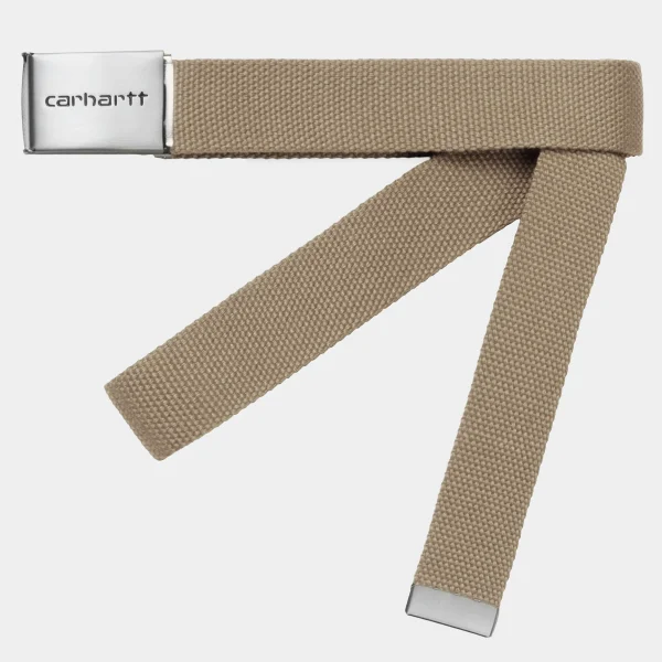 Carhartt WIP Accessoires | Accessoires>Clip Belt Chrome Leather