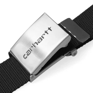 Carhartt WIP Accessoires | Accessoires>Clip Belt Chrome Black