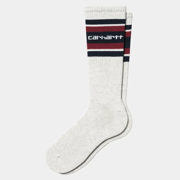 Carhartt WIP Accessoires | Accessoires>Connors Socks Ash Heather / Air Force Blue / Scarlet