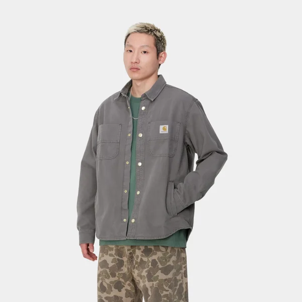 Carhartt WIP Jacken & Mäntel | Hemden>Conro Shirt Jac Graphite