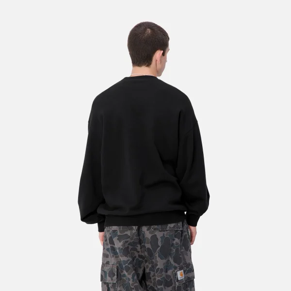 Carhartt WIP Sweats>Cross Screw Sweat Black / White