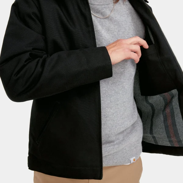 Carhartt WIP Jacken & Mäntel>Detroit Jacket (Winter) Black / Black