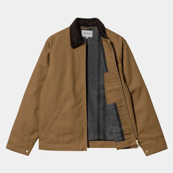 Carhartt WIP Jacken & Mäntel>Detroit Jacket (Winter) Hamilton Brown / Tobacco