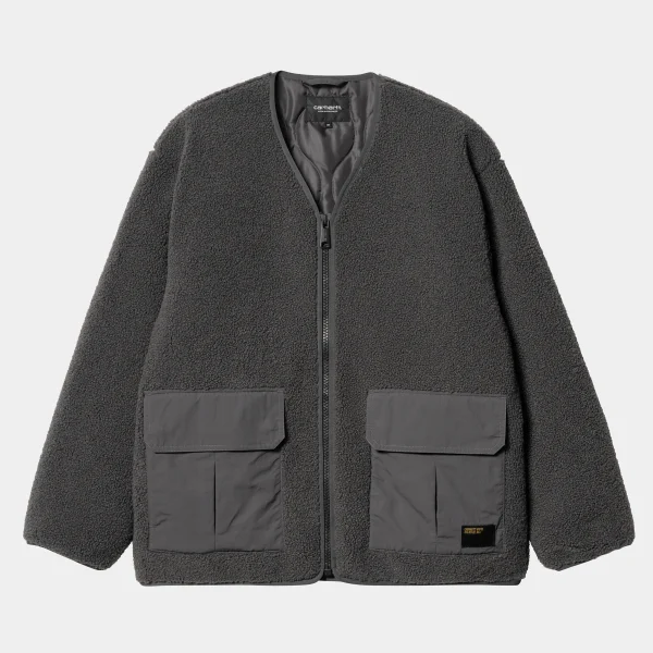 Carhartt WIP Jacken & Mäntel>Devin Liner Graphite / Graphite