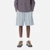 Carhartt WIP Shorts & Badehosen>Dodson Short Dodson Stripe, Misty Sky