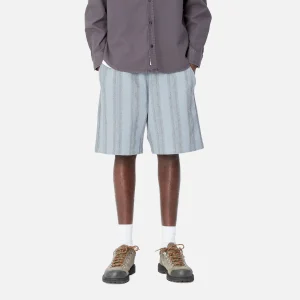 Carhartt WIP Shorts & Badehosen>Dodson Short Dodson Stripe, Misty Sky