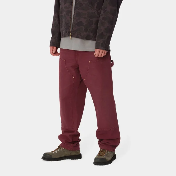 Carhartt WIP Hosen>Double Knee Pant Malbec