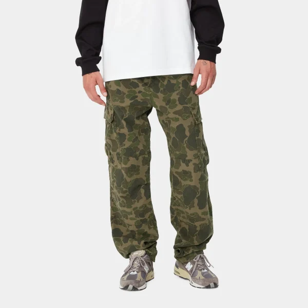 Carhartt WIP Hosen>Duck Cargo Pant Camo Duck Green / Office Green