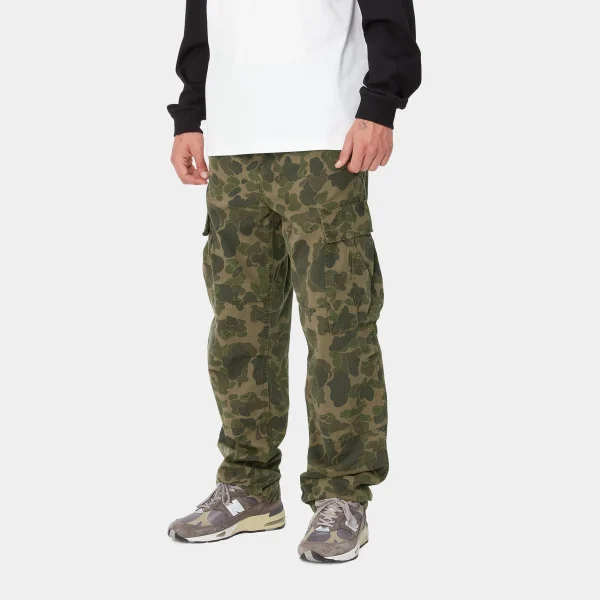 Carhartt WIP Hosen>Duck Cargo Pant Camo Duck Green / Office Green