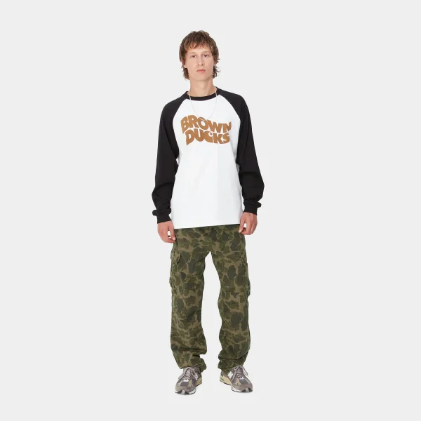 Carhartt WIP Hosen>Duck Cargo Pant Camo Duck Green / Office Green