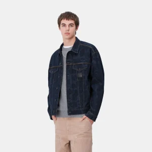 Carhartt WIP Denim | Jacken & Mäntel>Duck Helston Jacket Camo Duck, Blue