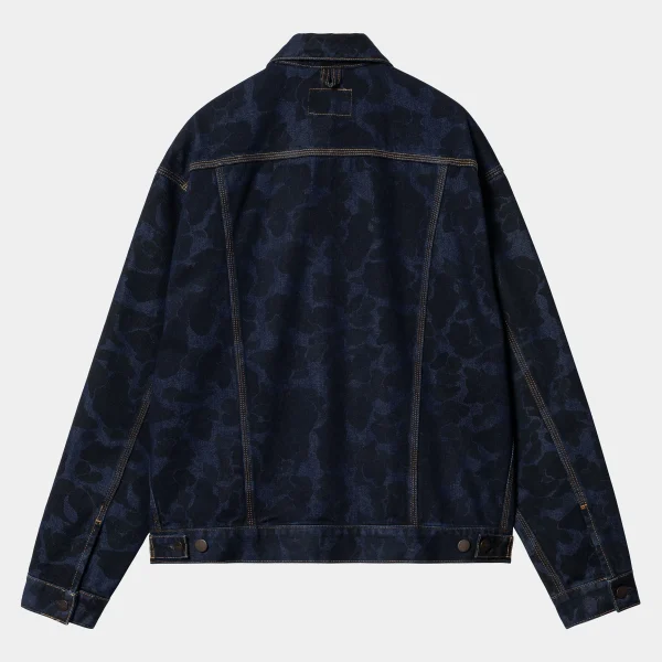 Carhartt WIP Denim | Jacken & Mäntel>Duck Helston Jacket Camo Duck, Blue