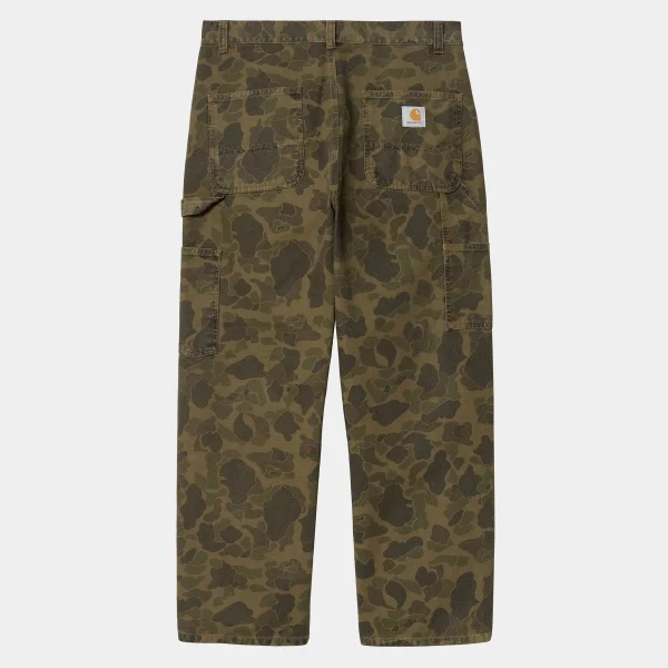 Carhartt WIP Hosen>Duck Single Knee Pant Camo Duck, Green / Office Green