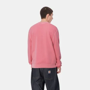 Carhartt WIP Sweats>Duster Script Sweat Charm Pink