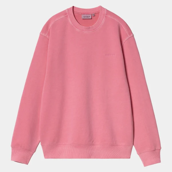 Carhartt WIP Sweats>Duster Script Sweat Charm Pink