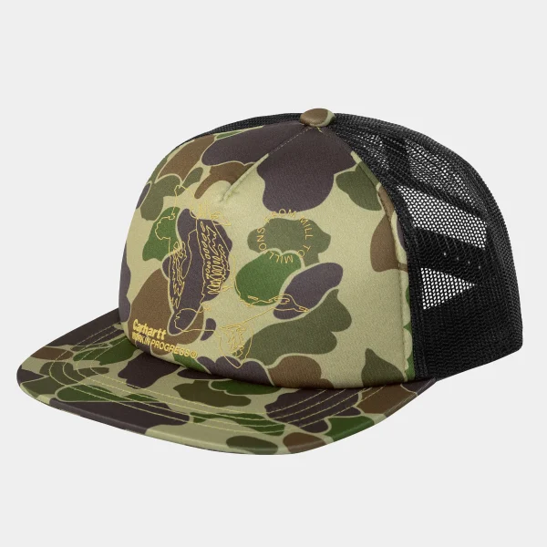 Carhartt WIP Accessoires | Accessoires>Flying Ducks Trucker Cap Camo Duck, Green