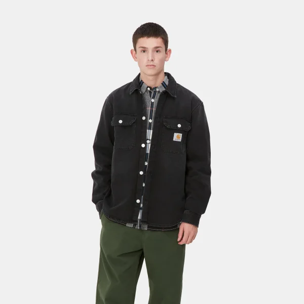 Carhartt WIP Jacken & Mäntel | Hemden>Harvey Shirt Jac Black