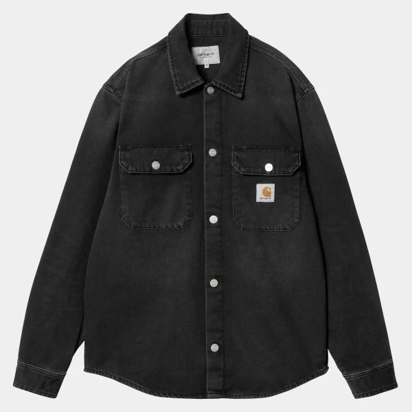 Carhartt WIP Jacken & Mäntel | Hemden>Harvey Shirt Jac Black