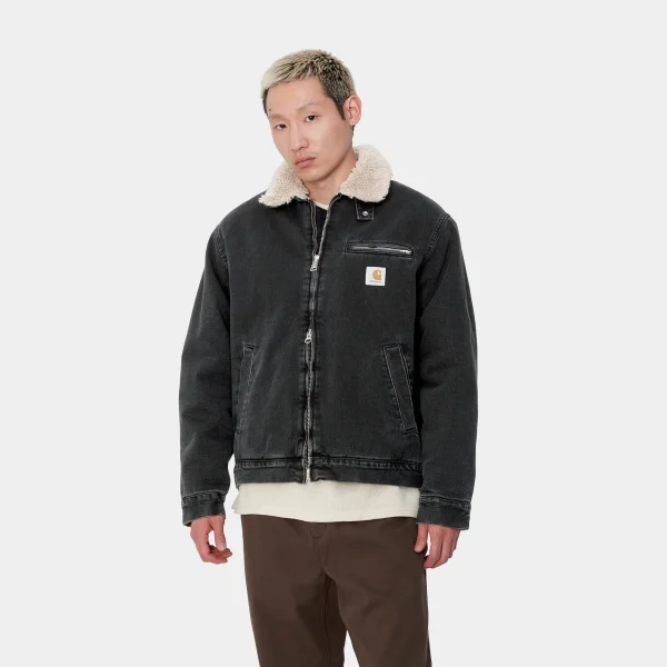 Carhartt WIP Jacken & Mäntel>Herald Jacket Black / Wall