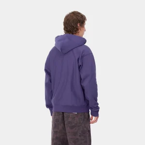 Carhartt WIP Sweats>Hooded American Script Sweatshirt Aura