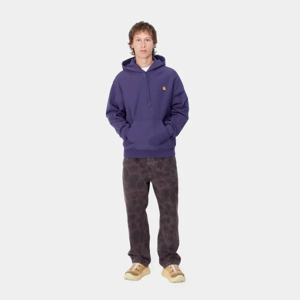 Carhartt WIP Sweats>Hooded American Script Sweatshirt Aura