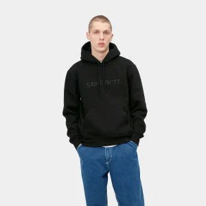 Carhartt WIP Sweats>Hooded Carhartt Sweatshirt Black / Black