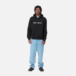 Carhartt WIP Sweats>Hooded Carhartt Sweatshirt Black / White