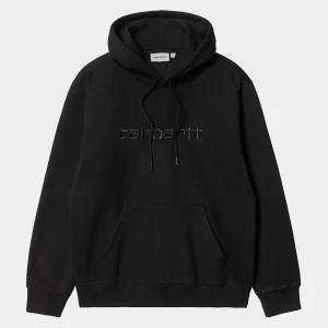 Carhartt WIP Sweats>Hooded Carhartt Sweatshirt Black / Black