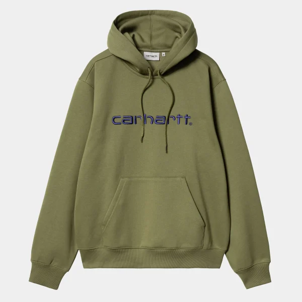 Carhartt WIP Sweats>Hooded Carhartt Sweatshirt Capulet / Aura