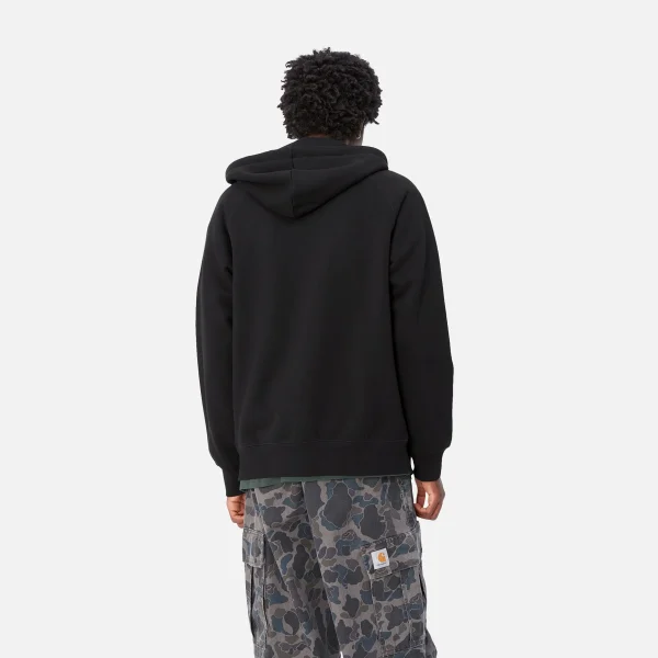 Carhartt WIP Sweats>Hooded Chase Jacket Black / Gold