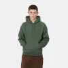 Carhartt WIP Sweats>Hooded Chase Sweatshirt Sycamore Tree / Gold