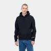 Carhartt WIP Sweats>Hooded Chase Sweatshirt Dark Navy / Gold