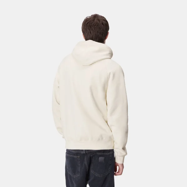 Carhartt WIP Sweats>Hooded Chase Sweatshirt Wax / Gold