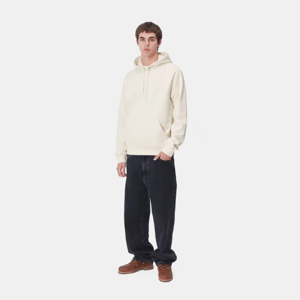 Carhartt WIP Sweats>Hooded Chase Sweatshirt Wax / Gold