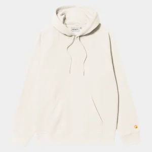 Carhartt WIP Sweats>Hooded Chase Sweatshirt Wax / Gold