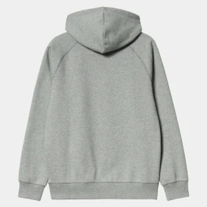 Carhartt WIP Sweats>Hooded Chase Sweatshirt Grey Heather / Gold