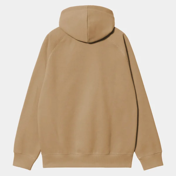 Carhartt WIP Sweats>Hooded Chase Sweatshirt Peanut / Gold