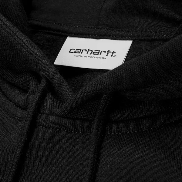 Carhartt WIP Sweats>Hooded Chase Sweatshirt Black / Gold