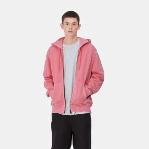 Carhartt WIP Sweats>Hooded Duster Script Jacket Charm Pink