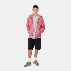 Carhartt WIP Sweats>Hooded Duster Script Jacket Charm Pink