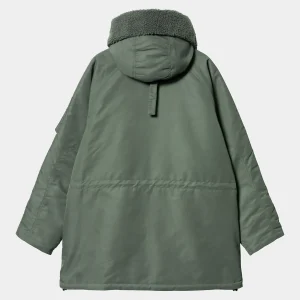 Carhartt WIP Jacken & Mäntel>Hooded Olten Parka Duck Green