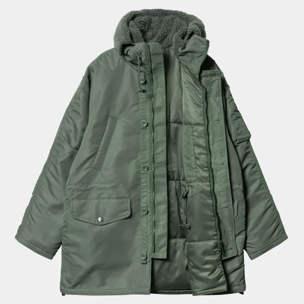 Carhartt WIP Jacken & Mäntel>Hooded Olten Parka Duck Green