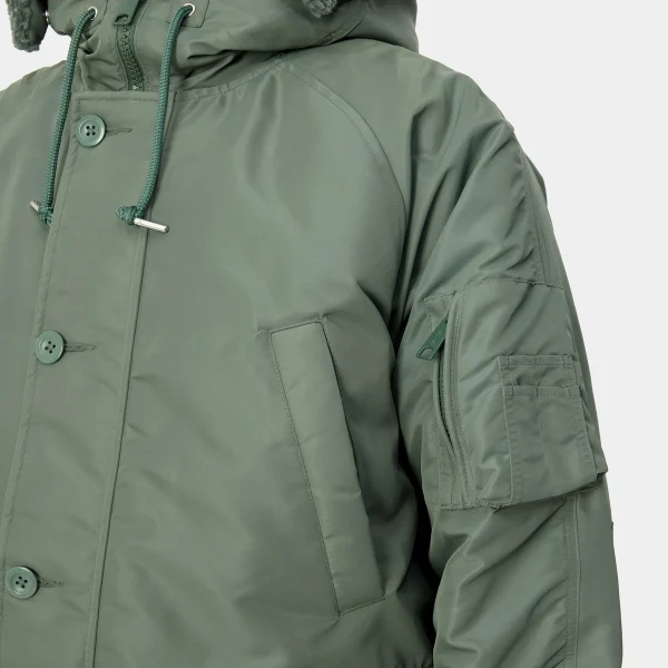 Carhartt WIP Jacken & Mäntel>Hooded Olten Parka Duck Green