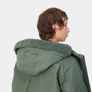 Carhartt WIP Jacken & Mäntel>Hooded Olten Parka Duck Green