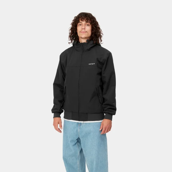 Carhartt WIP Jacken & Mäntel>Hooded Sail Jacket Black / White