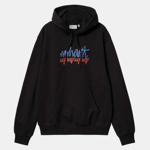 Carhartt WIP Sweats>Hooded Stereo Sweat Black