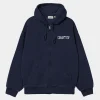 Carhartt WIP Sweats>Hooded Think Tank Sweat Jacket Blue / White