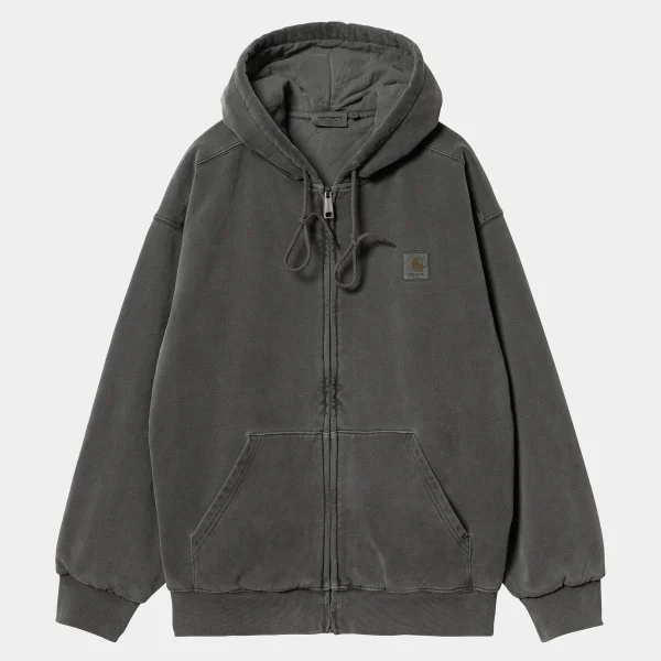 Carhartt WIP Sweats>Hooded Vista Jacket Graphite